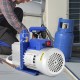 Buy Air Conditioning Vacuum Pump with Diagnostic Gauges 10CFM Cooling System 1 HP Refrigerant Vacuum Pump 5pa Vacuum Pump Vacuum Pump Gauge Set