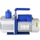 Buy Air Conditioning Vacuum Pump with Diagnostic Gauges 10CFM Cooling System 1 HP Refrigerant Vacuum Pump 5pa Vacuum Pump Vacuum Pump Gauge Set