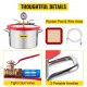 Buy Vacuum Chamber 1.5 Gallon Stainless Steel Vacuum Pump 25×15cm Vacuum Chamber with Tempered Glass Lid 160°F Stainless Steel Chamber Kit