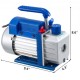 Buy Vacuum Pump, 2.5 CFM Air Conditioner Vacuum Pump, 1,440 RPM Single Stage Vacuum Pump, Vacuum Pump Set with 220ml Oil Capacity for Home and Industry, etc.