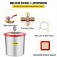 Buy 160°F Acrylic Lid Vacuum Chamber for Home Air Conditioning Tempered Vacuum Packaging Vacuum Chamber Kit for