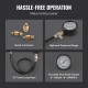 Buy Compression Tester Compression Gauge for Gasoline Engine 9 Adapters