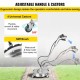 Buy Pressure Surface Cleaner 51cm 304 Stainless Steel Flat Surface Cleaner High Pressure Washer Max 4000 PSI for Garage Floors Sidewalks Cement Patios