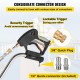 Buy Pressure Surface Cleaner 24 Inch 304 Stainless Steel Flat Surface Cleaner High Pressure Washer Max 4000 PSI for Garage Floors Sidewalks Cement Patios