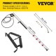 Buy High Pressure Washer Gun Max 4000 PSI Telescopic Pressure Washer Wand 1.5-6m Pressure Washer Lance 5 Spray Nozzles for Sidewalk Pool Deck Porch Patio