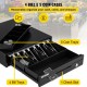 Buy Cash Drawer Drive Type 13" Cash Drawer 12V Point of Sale Cash Register 33.6 x 36.8 x 8 cm Cash Drawer Tray Cash Register Drawer Tray