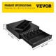 Buy Cash Drawer Drive Type 2 Keys Cash Drawer 12V Point of Sale Cash Register 41 x 42 x 10 cm Cash Drawer Tray Cash Register Drawer Tray