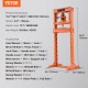 Buy Hydraulic Shop Press 12T H-Frame Hydraulic Garage/Shop Press Adjustable Shop Press with Press Plates Heavy Duty Hydraulic Garage Press