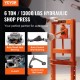 Buy Hydraulic Shop Press 6T H-Frame Hydraulic Garage/Shop Press Adjustable Shop Press with Press Plates Heavy Duty Hydraulic Garage Press