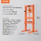 Buy Hydraulic Shop Press 6T H-Frame Hydraulic Garage/Shop Press Adjustable Shop Press with Press Plates Heavy Duty Hydraulic Garage Press