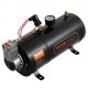 Compresor de aire VEVOR de 12 V con tanque de 0,8 gal/3 L, sistema de compresor de bocina de aire incorporado