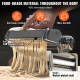 Buy Stainless Steel Electric Pasta Machine Italian Fresh Pasta Maker 9 Thicknesses 0.3-3mm Width 1.5/6.6mm 3/45mm Crank Included for Packaging Spaghetti, Meatballs and Ravioli