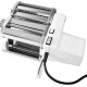 Buy Stainless Steel Electric Pasta Machine Italian Fresh Pasta Maker 9 Thicknesses 0.3-3mm Width 1.5/6.6mm 3/45mm Crank Included for Packaging Spaghetti, Meatballs and Ravioli