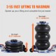 Buy Pneumatic Jack 3T Load 140-450mm Lift Car Air Jack 0.8-1.0MPa with 3 Air Cushions Adjustable Handle Quick Lift for Car SUV Maintenance Repair Workshop Garage