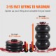 Buy Air Jack Pneumatic Jack 3T Load 140-450mm Lifting Pneumatic Jack 0.8-1.0MPa 3 Air Cushions Long Handle Easy Quick Lifting