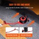 Buy Air Jack Pneumatic Jack 3T Load 140-450mm Lifting Pneumatic Jack 0.8-1.0MPa 3 Air Cushions Long Handle Easy Quick Lifting