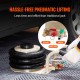 Buy Air Jack Pneumatic Jack 3T Load 140-450mm Lifting Pneumatic Jack 0.8-1.0MPa Inflatable Jack 3 Air Cushions Quick Easy Lifting