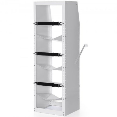 VEVOR Soporte para tanque de refrigerante, con 3 tanques de botellas de 30-50 lb, soporte para tanque de cilindro de 14,64 x 13,97 x 46,06 pulgadas, soporte para cilindro de refrigerante, bastidores