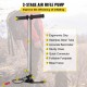 Buy Air Pump 4,500 PSI, High Pressure Pump Air Inflator with Gauge, Three Stage Hand Pump Inflator, Stainless Steel Air Pump for Foot and Road Bikes