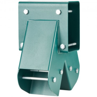 VEVOR Conector de Columpio 1 Pieza Soporte Oscilante de Acero al Carbono Soporte Medio Poste de Viga de Madera Interior Exterior con Hardware de Montaje para Pies 10,2x10,2cm, Viga 10,2x15,2cm, Verde