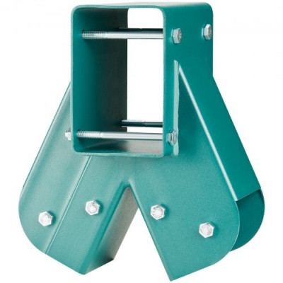 VEVOR Conector de Columpio 1 Pieza Soporte Oscilante de Acero al Carbono Soporte Medio Poste de Viga de Madera Interior Exterior con Hardware de Montaje para Pies 10,2x10,2cm, Viga 10,2x15,2cm, Verde