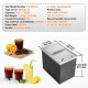 Comprar Bandeja de Hielo Empotrada 26,7 L 456x304x371 mm Caja de Hielo Aislada con Tapa de Acero Inoxidable Conservador de Cubitos de Hielo para Bebidas Cervezas Frías Cocina al Aire Libre Bar Hogar