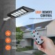 Comprar 1000W LED farola solar 1600LM lámpara solar con sensor de movimiento pared exterior