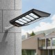 Comprar 1000W LED farola solar 1600LM lámpara solar con sensor de movimiento pared exterior