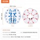 Comprar Bola de choque inflable Bola de choque de parachoques 2 piezas 1,2 m x 1,03 m Bola de colisión humana Bola de rebote de burbujas cuerpo de PVC Bola de parachoques inflable de puntos rojo+azul