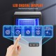 Buy Commercial Ice Machine 45.4kg/24h Self-cleaning 45 Trays Home Bar