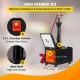 Buy Propane Gas Forge CMPROF-1+2D Square 2 Doors 1 Burner 80000 BTU with Gas Ball Valves Forging Furnace Propane Gas Melting Furnace for Blacksmiths, Knife Makers