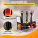 Buy Propane Gas Forge CMPROF-3+2D Square 2 Doors 3 Burners 80000 BTU with Gas Ball Valves Forging Furnace Propane Gas Melting Furnace for Blacksmiths, Knife Makers