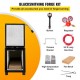 Buy Propane Gas Forge CMPROF-3+1D Square 1 Door 3 Burners 80000 BTU with Gas Ball Valves Forging Furnace Propane Gas Melting Furnace for Blacksmiths, Knife Makers