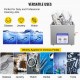 Buy Ultrasonic Cleaner 360W 15L Ultrasonic Cleaning Machine 40kHz 220V Stainless Steel Ultrasonic Cleaner with Digital Timer for Jewelry, Opticians, Watchmakers, Hardware Stores