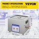 Buy Ultrasonic Cleaner 360W 15L Ultrasonic Cleaning Machine 40kHz 220V Stainless Steel Ultrasonic Cleaner with Digital Timer for Jewelry, Opticians, Watchmakers, Hardware Stores