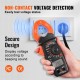 Buy Digital Clamp Meter T-RMS, 2000 Counts, 400A Clamp Meter, Measures Current Voltage Resistance Diodes Continuity Data Hold, with NCV for Home Appliances, Railway