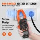 Buy Digital Clamp Meter TRMS Digital Multimeter 5999 Counts 1000A AC/DC Voltage Current Resistance Diodes Continuity Data Storage NCV for Home Appliances Maintenance