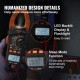 Buy Digital Clamp Meter TRMS Digital Multimeter 5999 Counts 1000A AC/DC Voltage Current Resistance Diodes Continuity Data Storage NCV for Home Appliances Maintenance