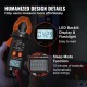 Buy Digital Clamp Meter TRMS Multimeter 5999 Counts 600A AC/DC Voltage Current Resistance Diodes Continuity Data Storage NCV for Home Appliances Maintenance