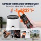 Buy Digital Clamp Meter TRMS Multimeter 5999 Counts 600A AC/DC Voltage Current Resistance Diodes Continuity Data Storage NCV for Home Appliances Maintenance