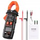 Buy Digital Clamp Meter TRMS Multimeter 5999 Counts 600A AC/DC Voltage Current Resistance Diodes Continuity Data Storage NCV for Home Appliances Maintenance