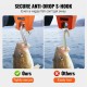 Buy Industrial Hanging Scale 300kg Digital Crane Scale Cast Aluminum Housing LCD Display Mini Hook Scale High Precision for Farm, Hunting, Fishing, Outdoor Garage, Orange