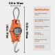 Buy Industrial Hanging Scale 300kg Digital Crane Scale Cast Aluminum Housing LCD Display Mini Hook Scale High Precision for Farm, Hunting, Fishing, Outdoor Garage, Orange