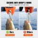 Buy Industrial Hanging Scale 400kg Digital Crane Scale Cast Aluminum Housing LCD Display Mini Hook Scale High Precision for Farm, Hunting, Fishing, Outdoor Garage, Orange