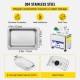 Buy Ultrasonic Cleaner 800ml, 35W Professional Stainless Steel Ultrasonic Cleaner, Powerful 40kHz Frequency Ultrasonic Cleaning Machine with LED Display for Jewelry, Watch, Glasses