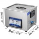 Koop Ultrasone reiniger, sieradenreiniger, ultrasone machine, sonische reiniger, digitaal, 15L