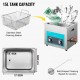 Buy Ultrasonic Cleaner 15L 360W Professional Ultrasonic Cleaner with Adjustable Heater Ultrasonic Cleaning Machine with 2 Knobs Powerful 40KHz Frequency for Jewelry, Watch and Glasses