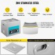 Buy Ultrasonic Cleaner 15L 360W Professional Ultrasonic Cleaner with Adjustable Heater Ultrasonic Cleaning Machine with 2 Knobs Powerful 40KHz Frequency for Jewelry, Watch and Glasses