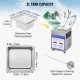 Buy Ultrasonic Cleaner, 2L Stainless Steel Ultrasonic Cleaning Machine, 60W Ultrasonic Cleaner with Digital Timer 40kHz 220V for Jewelry, Opticians, Watchmakers, Hardware Stores