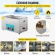 Buy Ultrasonic Cleaner 30L 600W Professional Ultrasonic Cleaner with Adjustable Heater Ultrasonic Cleaning Machine with 2 Knobs Powerful 40KHz Frequency for Jewelry, Watch and Glasses